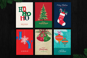 Retro Christmas Cards