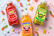 Candy Cloud - 6 Cute Monsters, a Decorative Illustration by D R A W K M A N (Thumbnail 4 of 6)