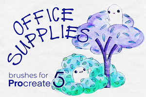 Office Supplies for Procreate