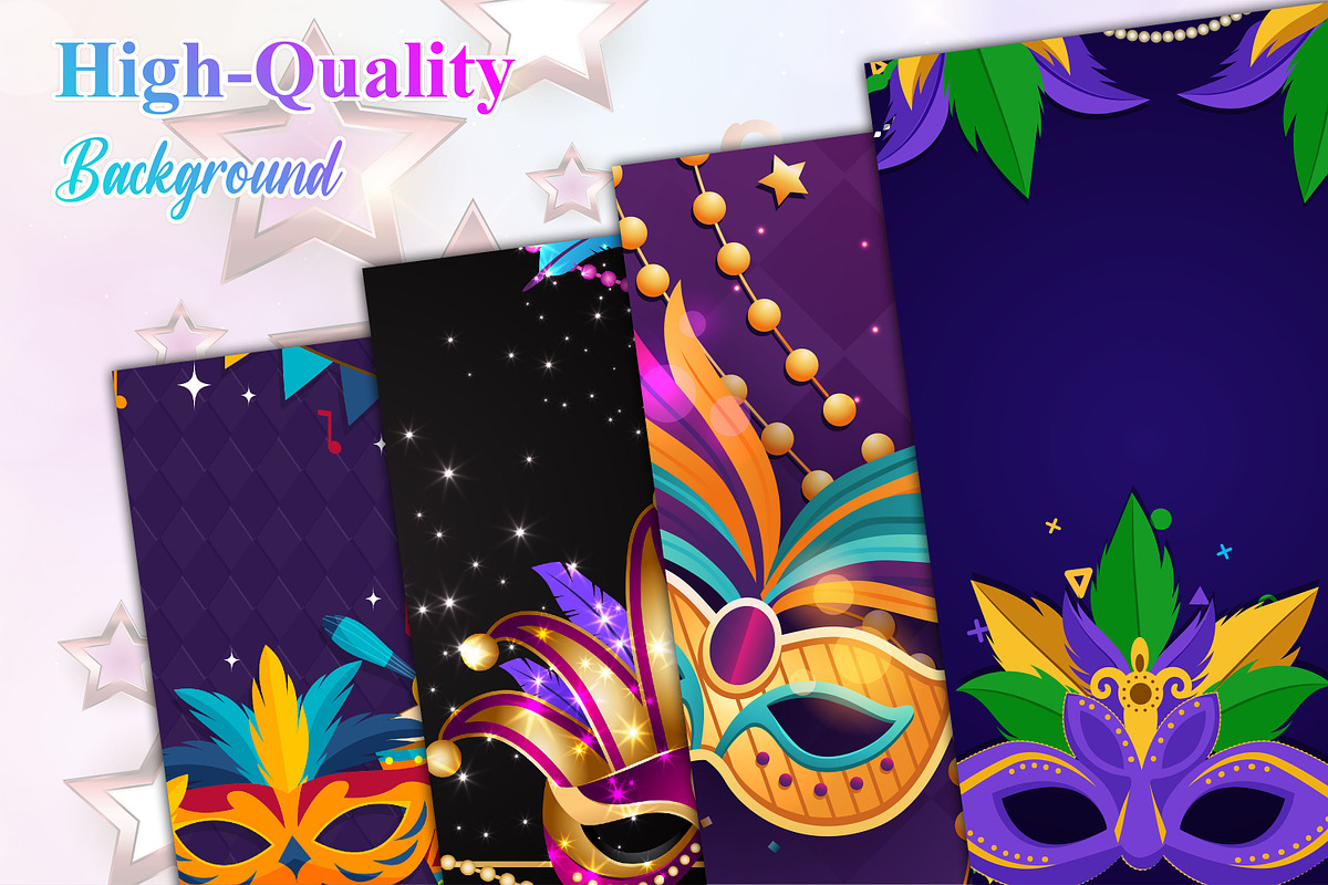 Mardi Gras Background, a Background Graphic by Digital Studio (Photo 5 of 5)