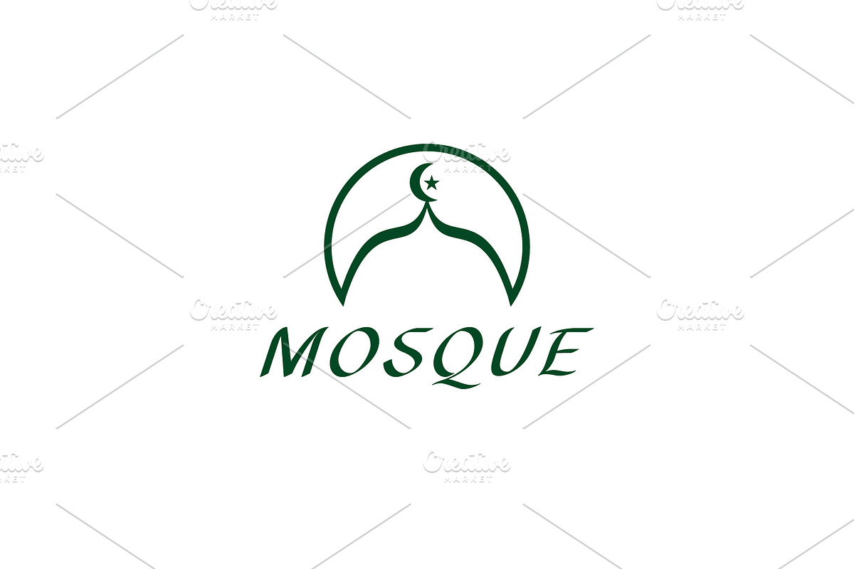 Mosque Logo Template, a Branding & Logo Template by mesuka (Photo 2 of 2)