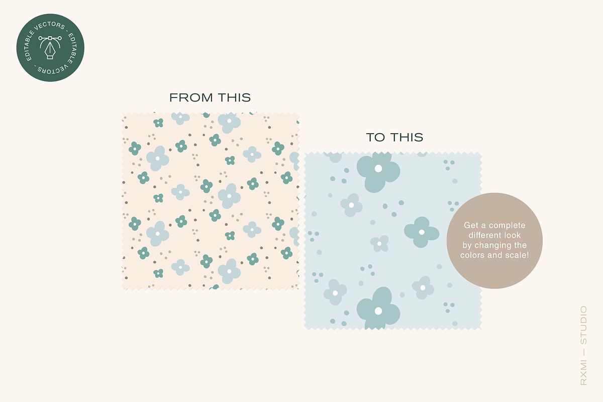 Cottage Garden | Pattern Collection, a Pattern Graphic by Rxmi Studio (Photo 7 of 9)