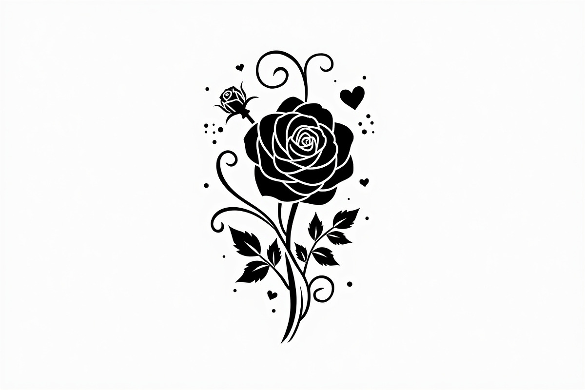 Elegant Rose Flower Bundle, an Illustration by Gfx_Store (Photo 8 of 9)