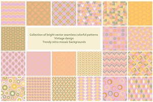 Bright vintage geometric patterns, a Pattern Graphic by ExpressShop