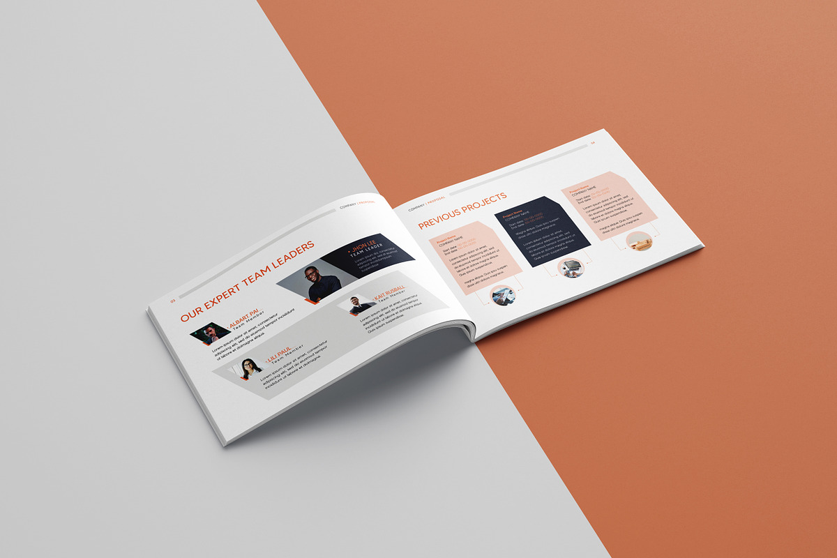 Project Proposal Template, a Brochure Template by crazyOWL (Photo 4 of 12)