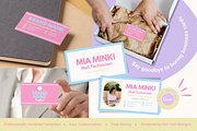 Pretty Pop Business Card Templates, a Card Template by Hell Yeah Designs (Thumbnail 5 of 8)