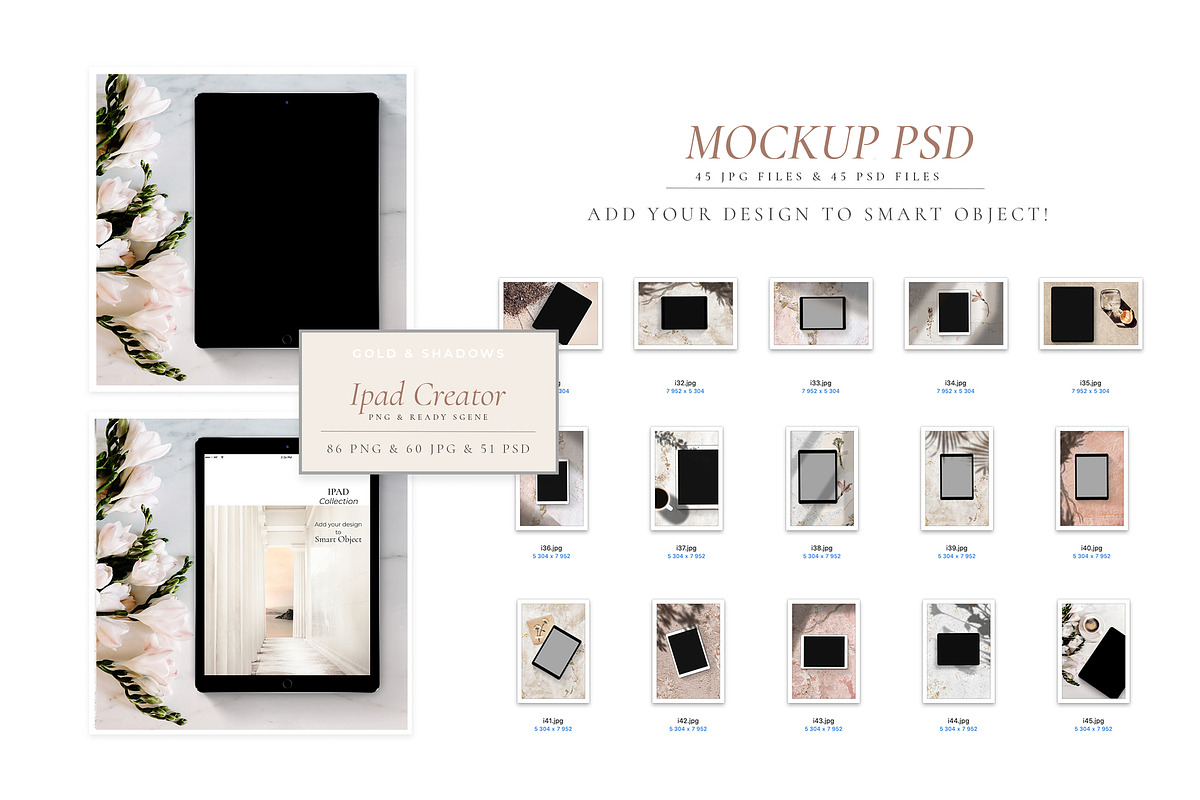 iPad mockup creator+ BONUS, a Pens & Pencil Mockup by Una Matison (Photo 4 of 12)