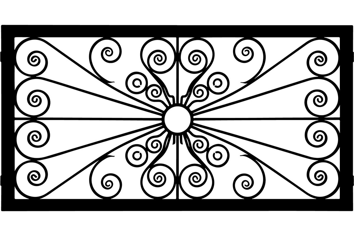 Ornamental Scroll Engraving Panel, a Decorative Illustration by Designer_Momina (Photo 15 of 20)
