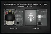 Trading Card Game Template - Kingdom, an Illustration by Heavtryq Design (Thumbnail 3 of 3)