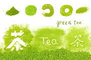 Matcha green tea. Photography set., an Object Graphic by Pullia (Thumbnail 2 of 6)