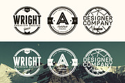 Vintage Minimalist Circular Badges, a Branding & Logo Template by Yusof Mining (Thumbnail 2 of 5)