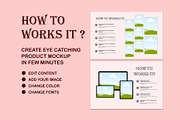Canva mockup templates, a Stationery Template by LaxmiOwl (Thumbnail 3 of 5)