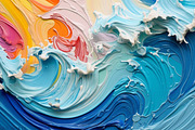 Paint waves - 27 images, a Decorative Illustration by Handmadefont (Thumbnail 6 of 10)