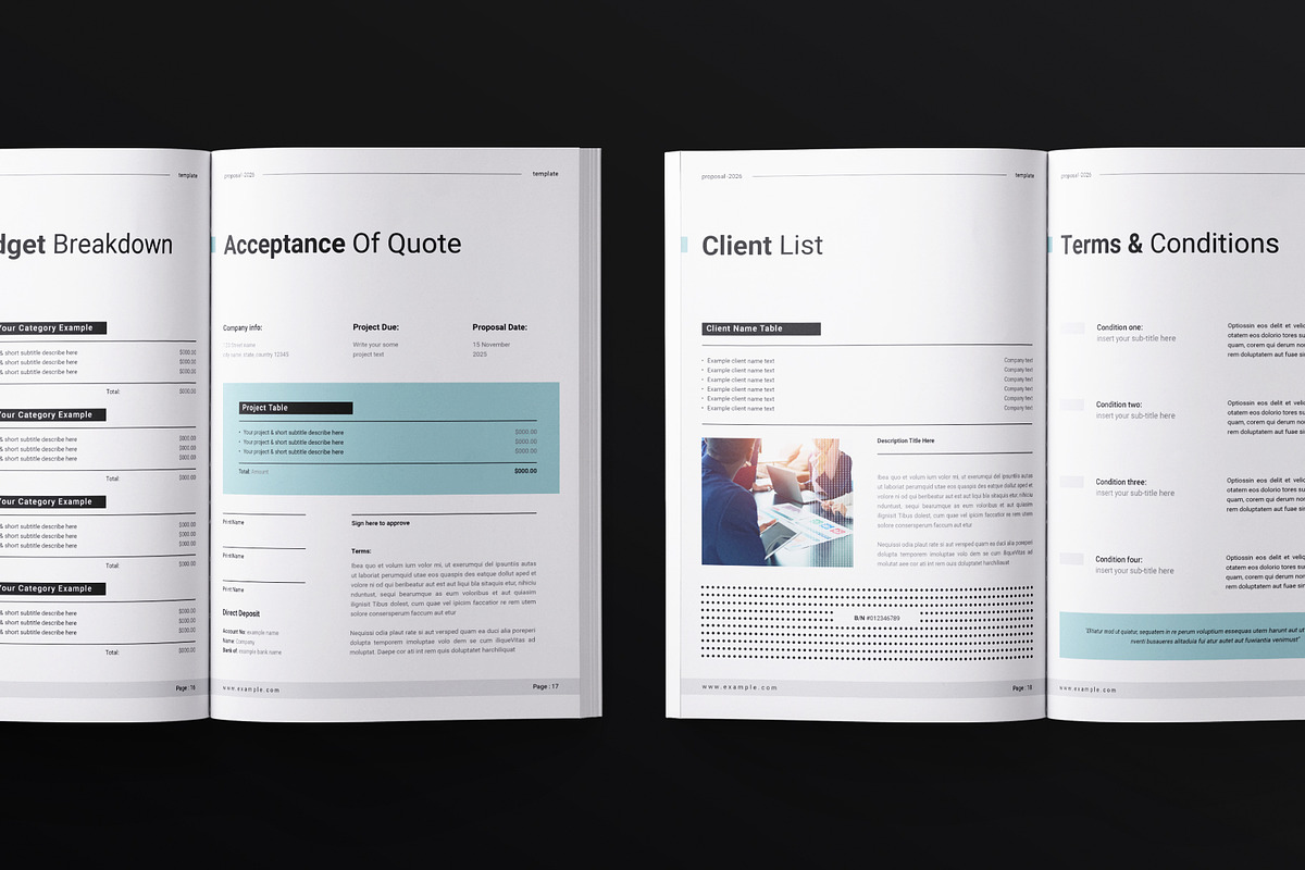 Project Proposal Template | CANVA, a Brochure Template by ArtisanaAura (Photo 8 of 10)