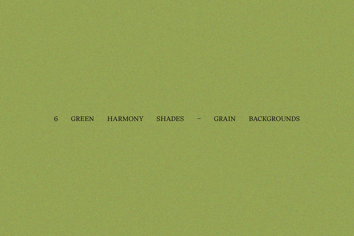 6 Green Harmony Grain Backgrounds, a Texture Graphic by CREATIVE WORKS. (Photo 1 of 5)