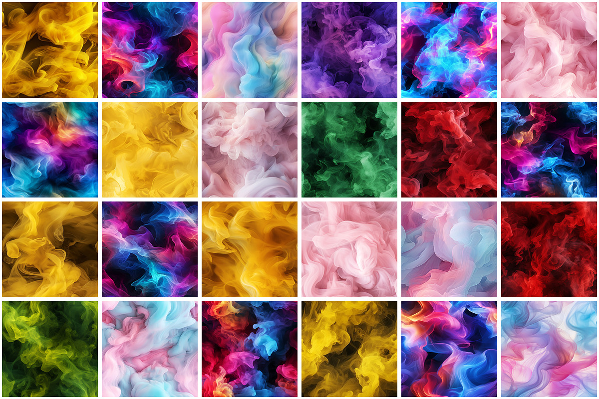Smoke Effect Seamless Pattern, a Pattern Graphic by Forhadx5 (Photo 9 of 12)