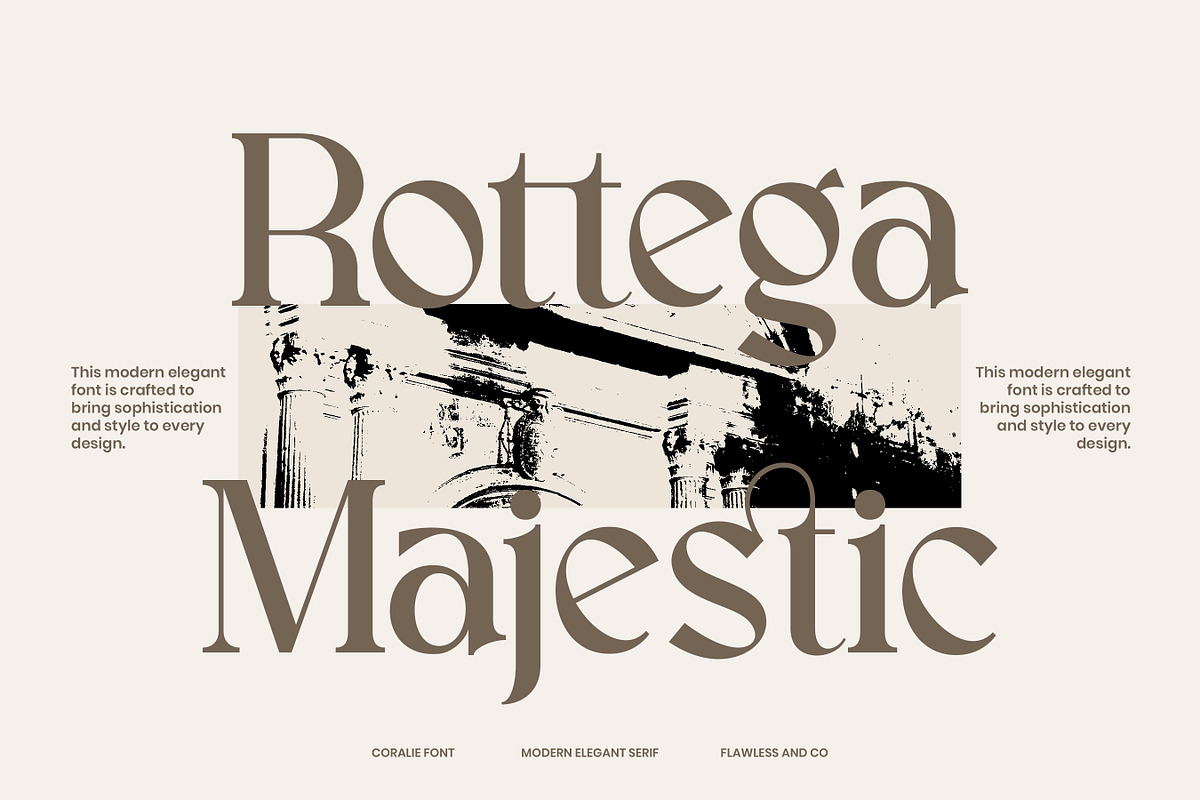 Coralie - Modern Elegant Serif Font, a Serif Font by Flawless And Co (Photo 2 of 10)