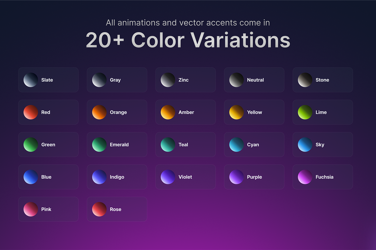 LumenLoops: Landing Page Animations, a Decorative Illustration by suppply (Photo 12 of 13)