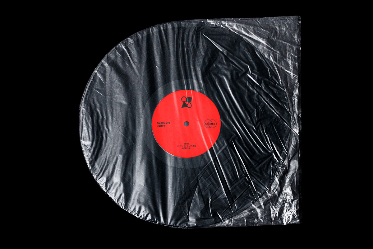 Vinyl in Plastic Mockup, a Packaging Mockup by Glue Lab (Photo 1 of 4)