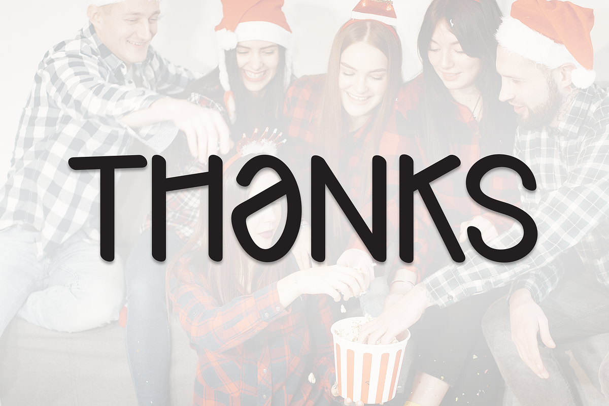 Popcorn Christmas | Script Font, a Script Font by Scratchones (Photo 8 of 8)