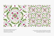 romantic folk tile pattern, a Pattern Graphic by Pink Studio Art (Thumbnail 2 of 4)