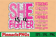 In October We Wear Pink, a Seasonal Illustration by Pinnacle PNGs (Thumbnail 1 of 2)