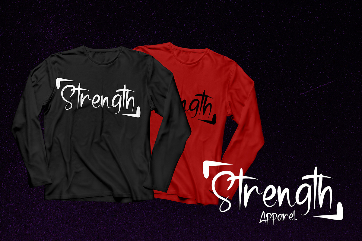 Stranger - Brush Font preview 4
