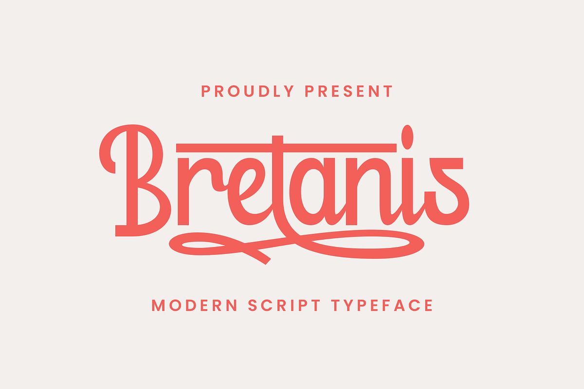Bretanis - Lovely Script, a Handwritten Font by ahweproject (Photo 1 of 5)
