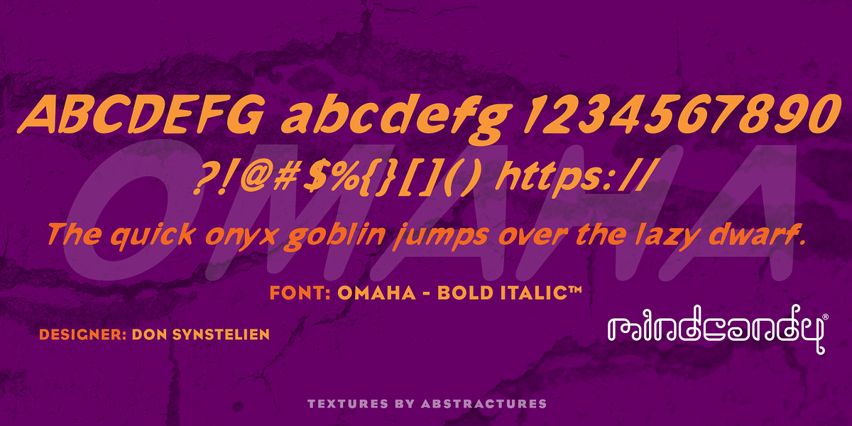 Omaha™, a Sans Serif Font by MINDCANDY (Photo 6 of 6)