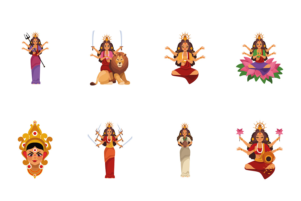 Navratri Goddess Durga Set