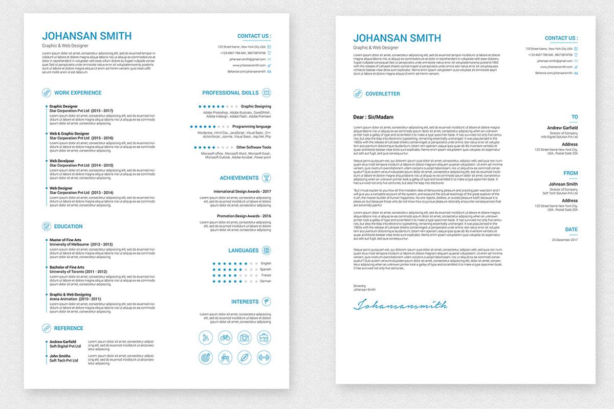 Resume, a Resume Template by Creative  designer (Photo 2 of 5)