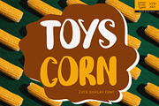Toys Corn - Cute Handwritten, a Handwritten Font by Lemon Studio Type (Thumbnail 1 of 7)