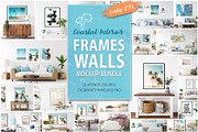 Frames&Walls Coastal Mockups Bundle, a Household Mockup by Yuri-U (Thumbnail 1 of 30)