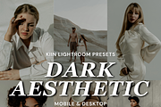 DARK AESTHETIC LIGHTROOM PRESETS, an Action Add-On by KIIN Lightroom Presets (Thumbnail 1 of 9)