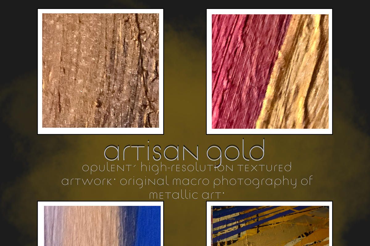 Artisan Gold: Luminous MacroTextures, a Texture Graphic by Christopher Brian Studio (Photo 1 of 9)