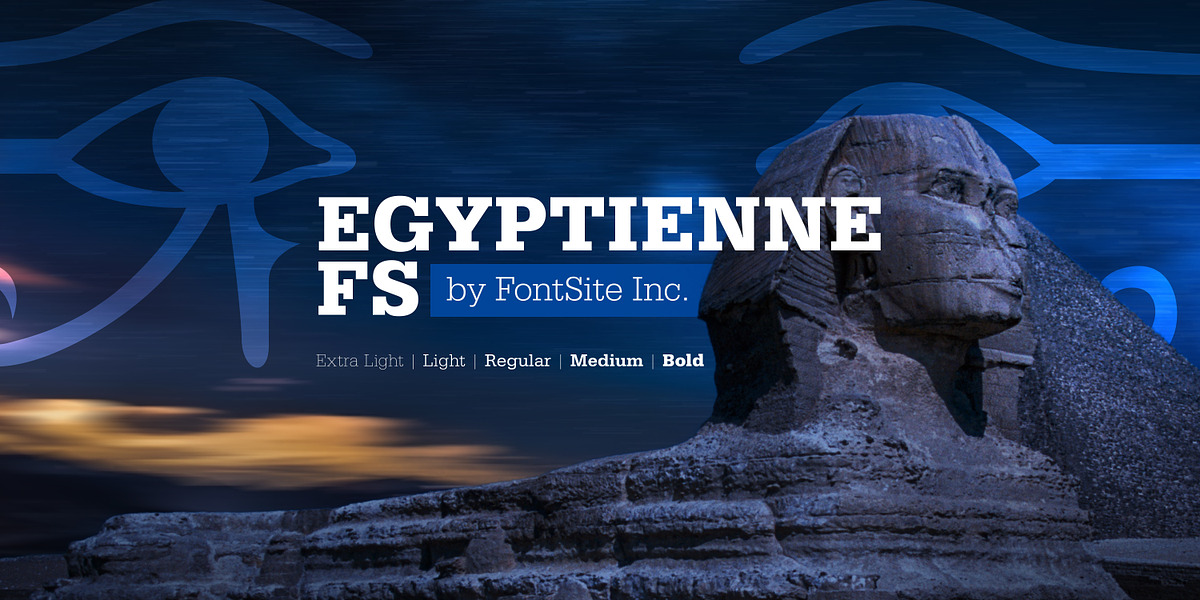 Egyptienne FS, a Slab Serif Font by FontSite Inc. (Photo 1 of 2)