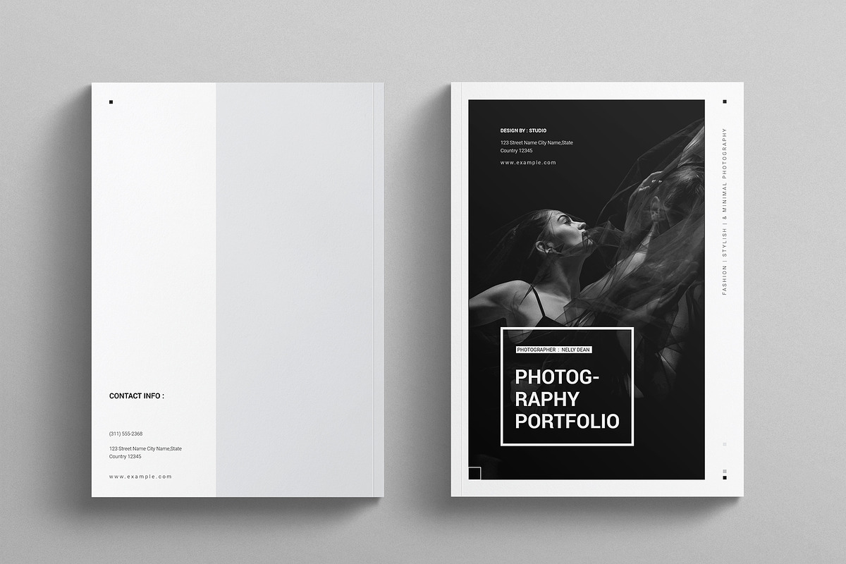 Photography Portfolio Template, a Brochure Template by E-Type (Photo 7 of 7)