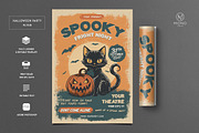 Halloween Party Flyer, a Flyer Template by monogrph (Thumbnail 1 of 4)