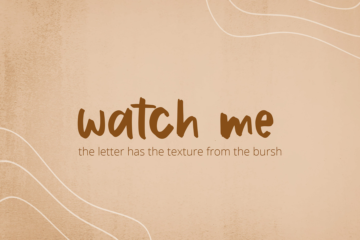 The CACTUS | Handlettering FOnt preview 4