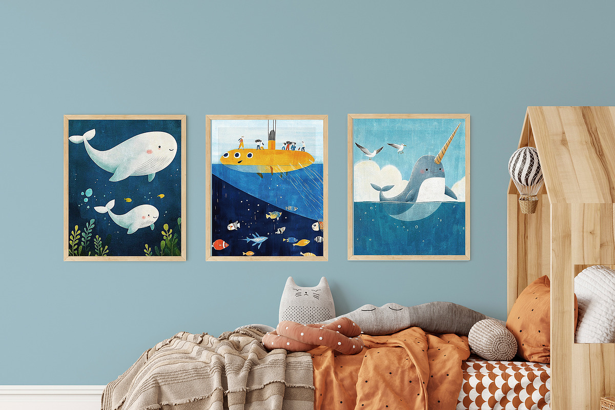 Nursery 120+ Prints Bundle, a Background Graphic by Artemsky (Photo 10 of 10)