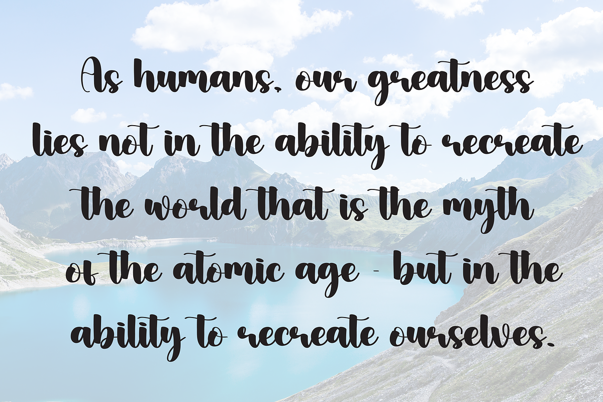 Humble | Script Font, a Handwritten Font by Scratchones (Photo 6 of 9)