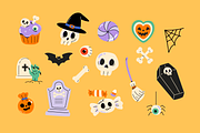Halloween Element Set, a Decorative Illustration by Sinando Studio (Thumbnail 3 of 4)