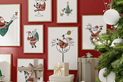 Santa Cocktails Clipart, an Object Illustration by Teresa Art Store (Thumbnail 3 of 7)