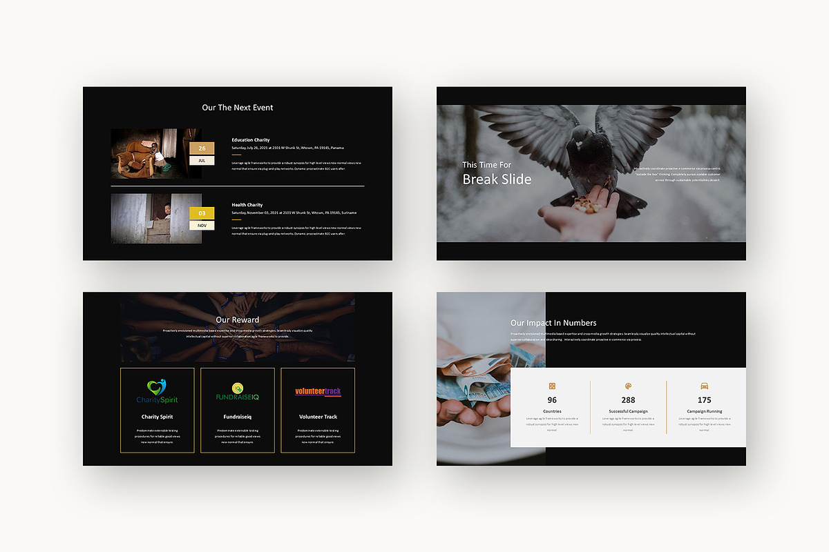 Loio : Nonprofit Event Google Slides, a Presentation Template by Punkl Camp (Photo 13 of 16)