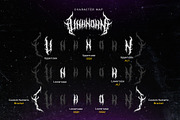 Engaged Mutan | Metal Font, a Blackletter Font by WingBuk (Thumbnail 9 of 13)
