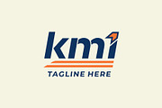 Km1 Wordmark Speed Motion Logo, a Branding & Logo Template by ika trisiana (Thumbnail 1 of 2)