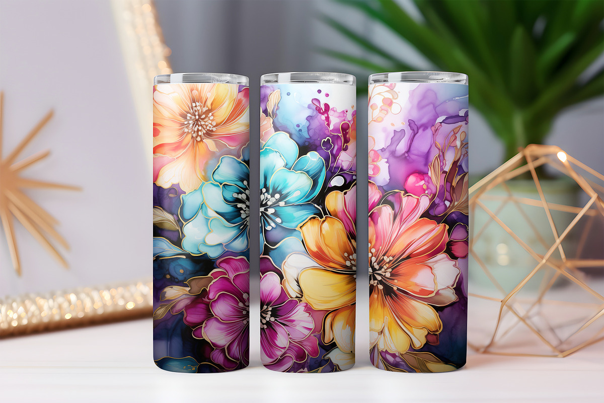 The Beauty of Alcohol Ink Flower Art