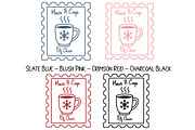 Christmas Stamp PNG Bundle, an Illustration by Daily.Designs (Thumbnail 7 of 11)