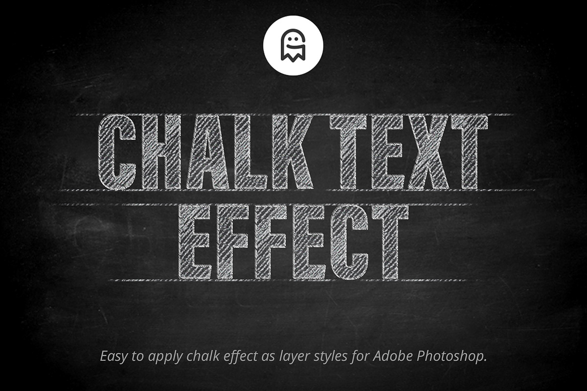 Chalk Text Effect, a Layer Style Add-On by Graphic Ghost (Photo 1 of 3)