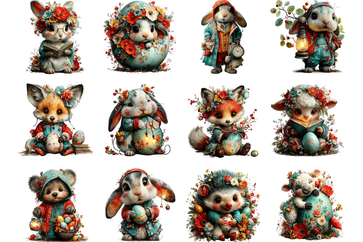 Whimsical Easter Storybook Bundle, an Illustration by Designking (Photo 2 of 5)